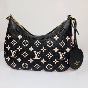 Louis Vuitton Black/White/Pink Bicolor Monogram Empreinte Leather Loop Bag